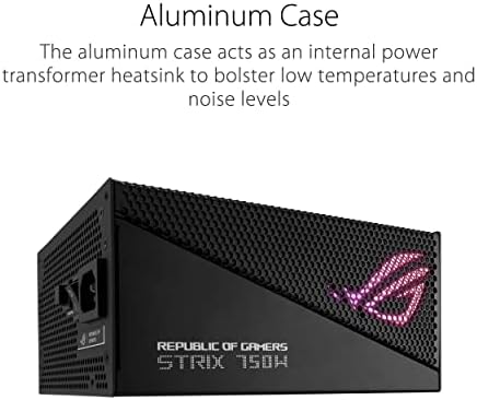ASUS ROG Strix 1000W Platinum White Edition  Fully Modular Power Supply  80 Plus Platinum Certified  ATX 3 1  GaN MOSFET   GPU First  Patented Intelligent Voltage Stabilizer  10 Year Warranty