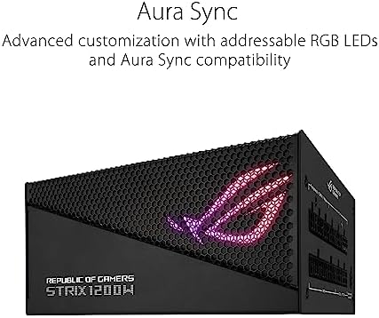 ASUS ROG Strix 1000W Platinum White Edition  Fully Modular Power Supply  80 Plus Platinum Certified  ATX 3 1  GaN MOSFET   GPU First  Patented Intelligent Voltage Stabilizer  10 Year Warranty