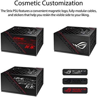 ASUS ROG Strix 1000W Platinum White Edition  Fully Modular Power Supply  80 Plus Platinum Certified  ATX 3 1  GaN MOSFET   GPU First  Patented Intelligent Voltage Stabilizer  10 Year Warranty