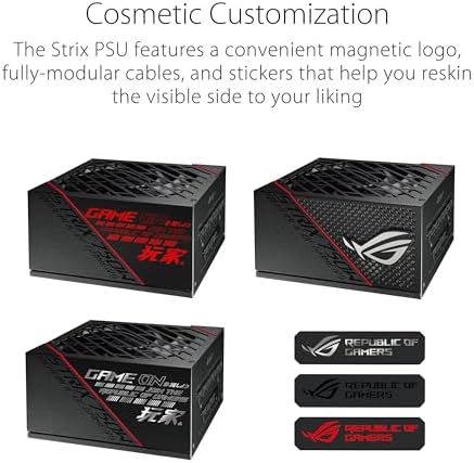 ASUS ROG Strix 1000W Platinum White Edition  Fully Modular Power Supply  80 Plus Platinum Certified  ATX 3 1  GaN MOSFET   GPU First  Patented Intelligent Voltage Stabilizer  10 Year Warranty