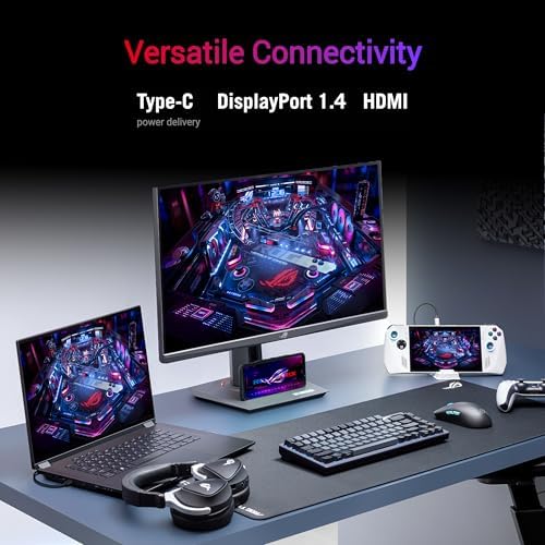 ASUS ROG Strix 24 5  USB C HDR400 Gaming Monitor  XG259CMS  Full HD 1080p  310Hz  1ms  Fast IPS  110  SRGB  Extreme Low Motion Blur Sync  G SYNC Compatible  DisplayWidget  Tripod Socket  3yr Warranty