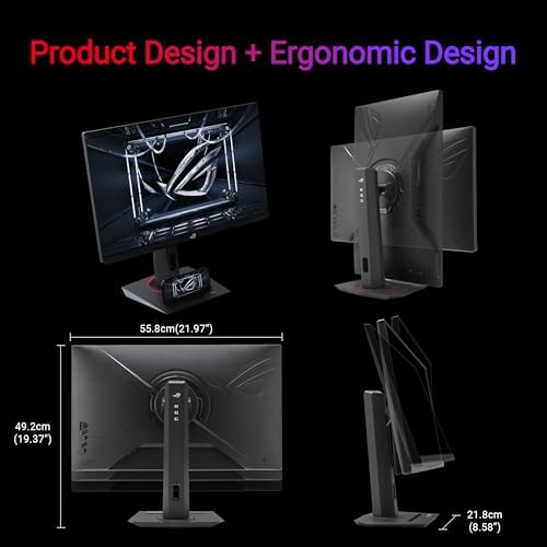 ASUS ROG Strix 24 5  USB C HDR400 Gaming Monitor  XG259CMS  Full HD 1080p  310Hz  1ms  Fast IPS  110  SRGB  Extreme Low Motion Blur Sync  G SYNC Compatible  DisplayWidget  Tripod Socket  3yr Warranty