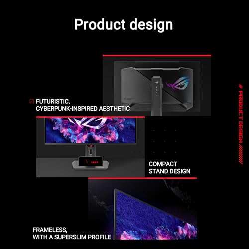 ASUS ROG Strix Monitor para juegos QD-OLED de 26.5" 1440P (XG27ACDNG) -QHD (2560x1440), 360Hz, 0.03ms, disipador de calor personalizado, OLED Care+, compatible con G-SYNC, 99% DCI-P3, DisplayWidget