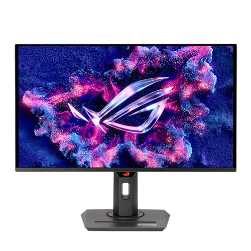 ASUS ROG Strix 26 5  1440P QD OLED Gaming Monitor  XG27ACDNG   QHD  2560x1440   360Hz  0 03ms  Custom Heatsink  OLED Care   G SYNC Compatible  99  DCI P3  DisplayWidget  AI Gaming  3yr Warranty