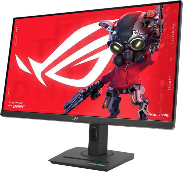 ASUS ROG Strix 27" QHD 2K 1440P 180Hz fast IPS with AMD FreeSync  AMD Adaptive Sync  & G Sync compatible HDR400 1ms DCI P3 95   USB C built in Ai Gaming Computer Monitor XG27ACG