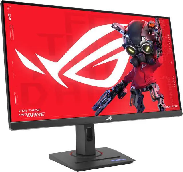 ASUS ROG Strix 27" QHD 2K 1440P 180Hz fast IPS with AMD FreeSync  AMD Adaptive Sync  & G Sync compatible HDR400 1ms DCI P3 95   USB C built in Ai Gaming Computer Monitor XG27ACG
