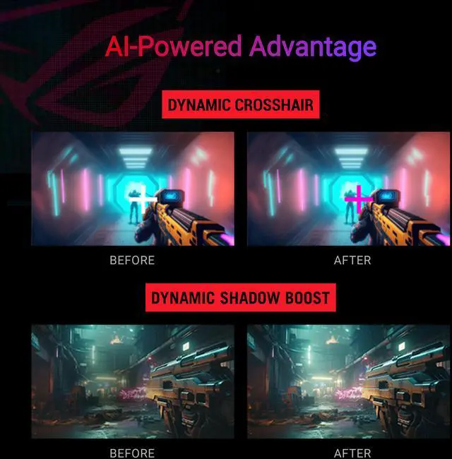 ASUS ROG Strix 27" QHD 2K 1440P 180Hz fast IPS with AMD FreeSync  AMD Adaptive Sync  & G Sync compatible HDR400 1ms DCI P3 95   USB C built in Ai Gaming Computer Monitor XG27ACG