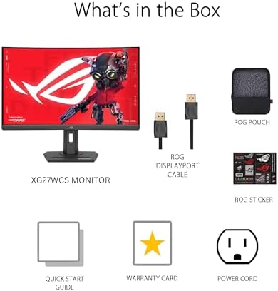 ASUS ROG Strix 27  1440P USB C HDR Gaming Monitor  XG27ACMS    QHD  2560 x 1440   320Hz  0 3ms  Fast IPS  Extreme Low Motion Blur Sync  G SYNC Compatible  DisplayWidget  Tripod Socket  3 yr Warranty