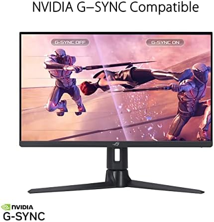 ASUS ROG Strix 27  1440P USB C HDR Gaming Monitor  XG27ACMS    QHD  2560 x 1440   320Hz  0 3ms  Fast IPS  Extreme Low Motion Blur Sync  G SYNC Compatible  DisplayWidget  Tripod Socket  3 yr Warranty
