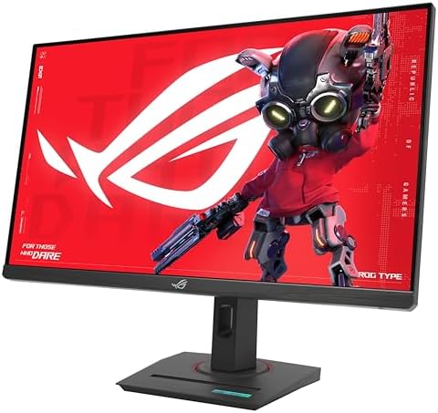 ASUS ROG Strix 27  1440P USB C HDR Gaming Monitor  XG27ACG W    White  QHD  180Hz  1ms  Fast IPS  DCI P3 95   Extreme Low Motion Blur Sync  G Sync Compatible  Tripod Socket  AI Gaming  3yr Warranty