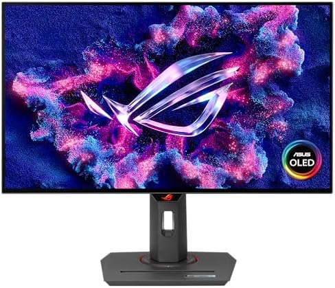 ASUS ROG Strix 27  1440P OLED Gaming Monitor  XG27AQDMG    QHD  Glossy OLED  240Hz  0 03ms  Custom Heatsink  Anti flicker Uniform Brightness  G SYNC Compatible  99  DCI P3  DisplayWidget  3yr warranty