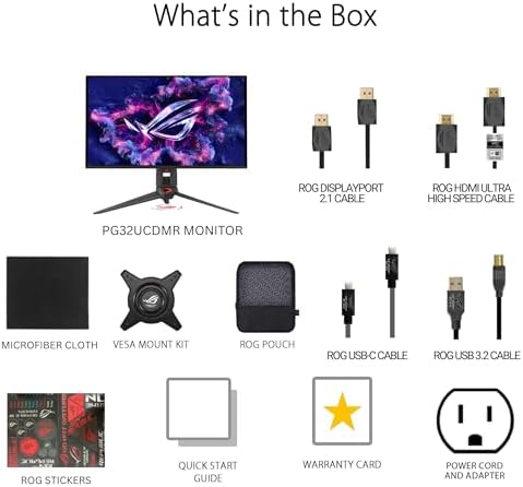 ASUS ROG Strix 27  1440P OLED Gaming Monitor  XG27AQDMG    QHD  Glossy OLED  240Hz  0 03ms  Custom Heatsink  Anti flicker Uniform Brightness  G SYNC Compatible  99  DCI P3  DisplayWidget  3yr warranty