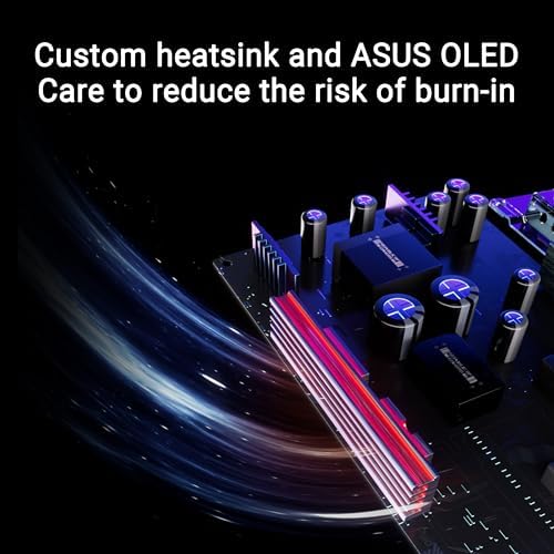 ASUS ROG Strix 27  1440P OLED Gaming Monitor  XG27AQDMG    QHD  Glossy OLED  240Hz  0 03ms  Custom Heatsink  Anti flicker Uniform Brightness  G SYNC Compatible  99  DCI P3  DisplayWidget  3yr warranty