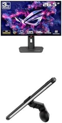 ASUS ROG Strix 27  1440P OLED Gaming Monitor  XG27AQDMG    QHD  Glossy OLED  240Hz  0 03ms  Custom Heatsink  Anti flicker Uniform Brightness  G SYNC Compatible  99  DCI P3  DisplayWidget  3yr warranty