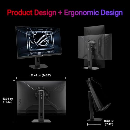 ASUS ROG Strix 27  1440P HDR Gaming Monitor  XG27ACMES    QHD  2560x1440   255Hz  0 3ms  Fast IPS  Extreme Low Motion Blur Sync  G SYNC Compatible  DisplayWidget  Tripod Hole  Gaming AI  3 yr warranty
