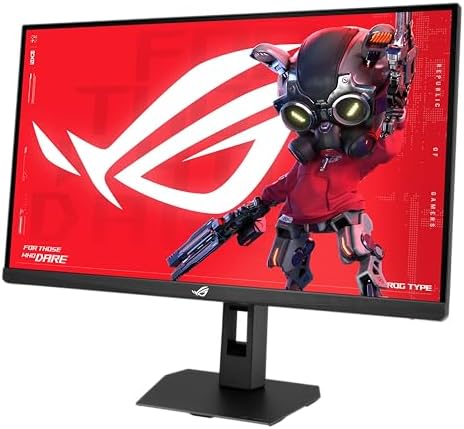 ASUS ROG Strix 27  1440P HDR Gaming Monitor  XG27ACMES    QHD  2560x1440   255Hz  0 3ms  Fast IPS  Extreme Low Motion Blur Sync  G SYNC Compatible  DisplayWidget  Tripod Hole  Gaming AI  3 yr warranty