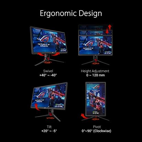 ASUS ROG Strix 27  4K HDR USB C Gaming Monitor  XG27UCG W    White  UHD  3840x2160  Dual Mode  4K 160Hz or FHD 320Hz   1ms  Fast IPS  ELMB Sync  G SYNC Compatible  AI Gaming  3yr Warranty