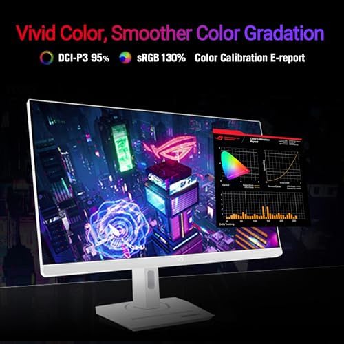ASUS ROG Strix 27  4K HDR400 USB C Gaming Monitor XG27UCS  UHD  3840 x 2160   160Hz  1ms  Fast IPS 130  sRGB Extreme Low Motion Blur Sync  G Sync Compatible  DisplayWidget  Tripod socket  3yr warranty