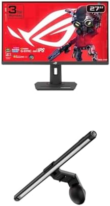 ASUS ROG Strix 27  4K HDR USB C Gaming Monitor  XG27UCG    UHD  3840x2160  Dual Mode  4K 160Hz or FHD 320Hz   1ms  Fast IPS  Extreme Low Motion Blur Sync  G SYNC Compatible  AI Gaming  3yr Warranty