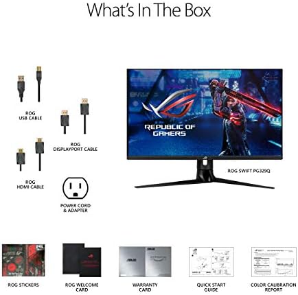 ASUS ROG Strix 27  QHD  2560x1440  HDR400 USB C Gaming Monitor  XG27ACS   180Hz 1ms  Fast IPS  133  sRGB  Extreme Low Motion Blur Sync  G Sync Compatible  DisplayWidget  Tripod Socket  3 Year Warranty