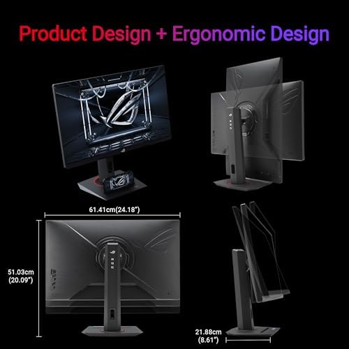 ASUS ROG Strix 27  QHD  2560x1440  HDR400 USB C Gaming Monitor  XG27ACS   180Hz 1ms  Fast IPS  133  sRGB  Extreme Low Motion Blur Sync  G Sync Compatible  DisplayWidget  Tripod Socket  3 Year Warranty