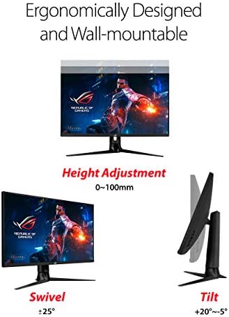 ASUS ROG Strix 27  QHD  2560x1440  HDR400 USB C Gaming Monitor  XG27ACS   180Hz 1ms  Fast IPS  133  sRGB  Extreme Low Motion Blur Sync  G Sync Compatible  DisplayWidget  Tripod Socket  3 Year Warranty