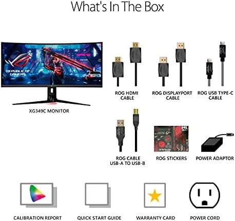 ASUS ROG Strix 27  QHD  2560x1440  HDR400 USB C Gaming Monitor  XG27ACS   180Hz 1ms  Fast IPS  133  sRGB  Extreme Low Motion Blur Sync  G Sync Compatible  DisplayWidget  Tripod Socket  3 Year Warranty