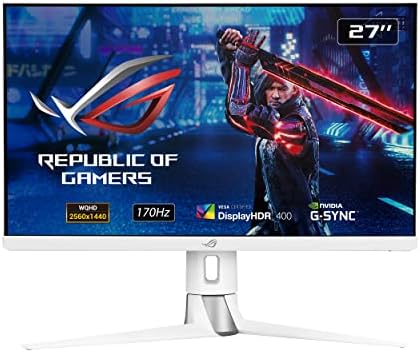 ASUS ROG Strix 27  QHD  2560x1440  HDR400 USB C Gaming Monitor  XG27ACS   180Hz 1ms  Fast IPS  133  sRGB  Extreme Low Motion Blur Sync  G Sync Compatible  DisplayWidget  Tripod Socket  3 Year Warranty