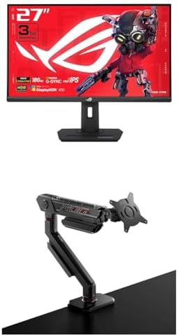 ASUS ROG Strix 27  QHD  2560x1440  HDR400 USB C Gaming Monitor  XG27ACS   180Hz 1ms  Fast IPS  133  sRGB  Extreme Low Motion Blur Sync  G Sync Compatible  DisplayWidget  Tripod Socket  3 Year Warranty