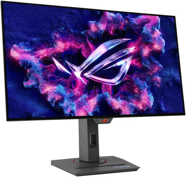 ASUS ROG Strix 27 inch QHD 2K 1440P 240Hz with AMD FreeSync Premium & G Sync Compatible  0 03ms Glossy OLED Gaming Computer Monitor XG27AQDMGZ
