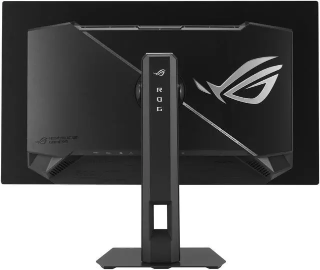 ASUS ROG Strix 27 inch QHD 2K 1440P 240Hz AMD FreeSync Premium Pro & G Sync Compatible 0 03ms OLED Gaming Computer Monitor with Height Adjustable  Swivel  Pivot & Tilt Stand XG27AQDMES