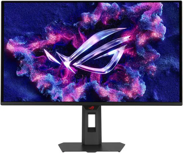 Monitor de ordenador para juegos ASUS ROG Strix de 27 pulgadas, QHD 2K 1440P, 240Hz, compatible con AMD FreeSync Premium Pro y G-Sync, 0,03 ms, OLED, con soporte ajustable en altura, giratorio, pivotante e inclinable (XG27AQDMES)