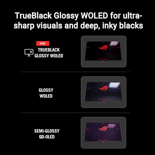 ASUS ROG Strix 32  4K OLED Gaming Monitor  XG32UCWG    TrueBlack Glossy OLED  Dual Mode  4K 165Hz  FHD 330Hz   0 03ms  G SYNC Compatible  Neo Proximity Sensor  Auto KVM  USB C  HDMI 2 1  3 yr warranty