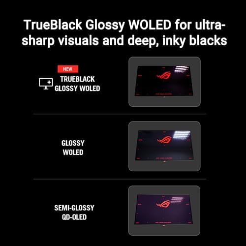ASUS ROG Strix 32  4K OLED Gaming Monitor  XG32UCWG    TrueBlack Glossy OLED  Dual Mode  4K 165Hz  FHD 330Hz   0 03ms  G SYNC Compatible  Neo Proximity Sensor  USB C  HDMI 2 1  3 yr Warranty