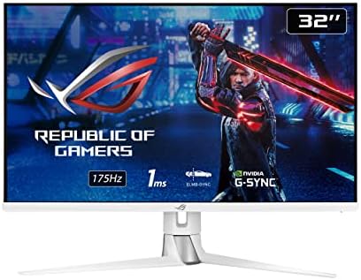 ASUS ROG Strix 32  4K HDR Gaming Monitor  XG32UCG    3840x2160  Dual Mode  4K 160Hz/FHD 320Hz   0 3ms  Fast IPS  Extreme Low Motion Blur Sync  USB C  G SYNC Compatible  Tripod Socket  3 yr Warranty