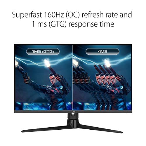 ASUS Monitor para juegos ROG Strix 32" HDMI 2.1 DSC (XG32UQ) - 4K UHD (3840 x 2160), IPS rápido, 160Hz, 1ms, compatible con G-SYNC, FreeSync Premium Pro, DisplayPort, USB, DisplayHDR600, sobremarcha