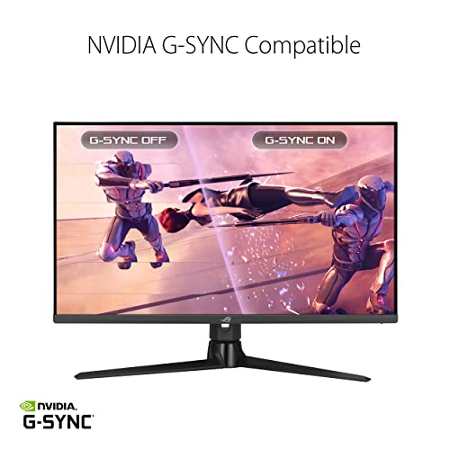 ASUS Monitor para juegos ROG Strix 32" HDMI 2.1 DSC (XG32UQ) - 4K UHD (3840 x 2160), IPS rápido, 160Hz, 1ms, compatible con G-SYNC, FreeSync Premium Pro, DisplayPort, USB, DisplayHDR600, sobremarcha