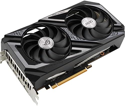ASUS ROG Strix AMD Radeon RX 6600 XT OC Edition Gaming Graphics Card  AMD RDNA 2  PCIe 4 0  8GB GDDR6  HDMI 2 1  DisplayPort 1 4a  Axial tech Fan Design  Super Alloy Power II  GPU Tweak II   Renewed 