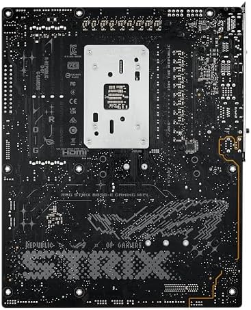 ASUS ROG Strix B650E F Gaming WiFi AMD B650 AM5 Ryzen  Desktop 9000 8000 & 7000 ATX Motherboard  12 2 Power Stages  DDR5  3X M 2 Slot  PCIe  5 0  WiFi 6E  2 5G LAN  USB 3 2 Gen 2x2 Type C   Aura Sync