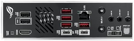 ASUS ROG Strix B650E F Gaming WiFi AMD B650 AM5 Ryzen  Desktop 9000 8000 & 7000 ATX Motherboard  12 2 Power Stages  DDR5  3X M 2 Slot  PCIe  5 0  WiFi 6E  2 5G LAN  USB 3 2 Gen 2x2 Type C   Aura Sync