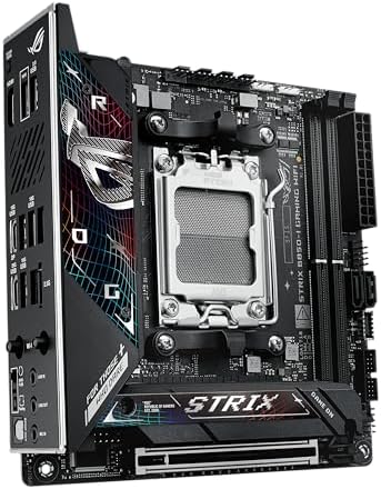 ASUS ROG Strix B650E F Gaming WiFi AMD B650 AM5 Ryzen  Desktop 9000 8000 & 7000 ATX Motherboard  12 2 Power Stages  DDR5  3X M 2 Slot  PCIe  5 0  WiFi 6E  2 5G LAN  USB 3 2 Gen 2x2 Type C   Aura Sync