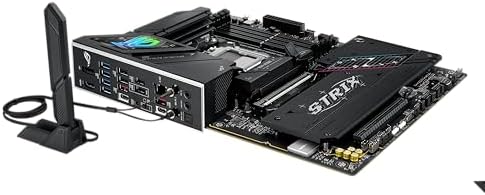 ASUS ROG Strix B650E F Gaming WiFi AMD B650 AM5 Ryzen  Desktop 9000 8000 & 7000 ATX Motherboard  12 2 Power Stages  DDR5  3X M 2 Slot  PCIe  5 0  WiFi 6E  2 5G LAN  USB 3 2 Gen 2x2 Type C   Aura Sync