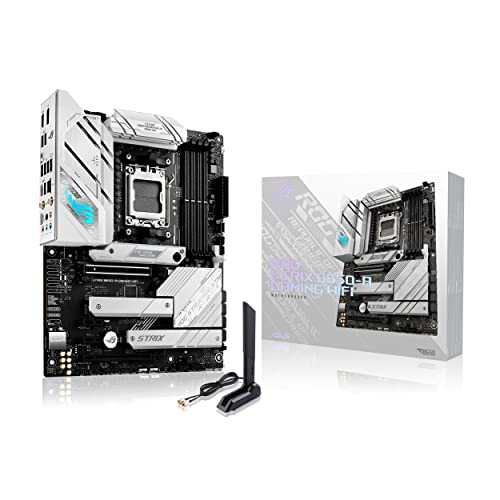 ASUS ROG Strix B650 A Gaming WiFi 6E AM5  LGA1718  Ryzen 7000 Motherboard 12 2 Power Stages DDR5 3xM 2 Slots PCIe  4 0  2 5G LAN WiFi 6E USB 3 2 Gen 2x2 Type C  Port 