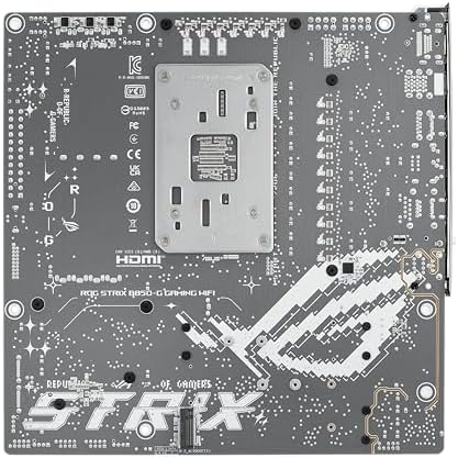 ASUS ROG Strix B650 A Gaming WiFi 6E AM5  LGA1718  Ryzen 7000 Motherboard 12 2 Power Stages DDR5 3xM 2 Slots PCIe  4 0  2 5G LAN WiFi 6E USB 3 2 Gen 2x2 Type C  Port