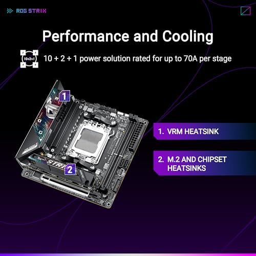 ASUS ROG Strix B650 A Gaming WiFi 6E AM5  LGA1718  Ryzen 7000 Motherboard 12 2 Power Stages DDR5 3xM 2 Slots PCIe  4 0  2 5G LAN WiFi 6E USB 3 2 Gen 2x2 Type C  Port