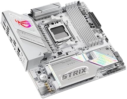 ASUS ROG Strix B850 A Gaming WiFi AMD AM5 B850 ATX Motherboard 14 2 2 Power Stages  DDR5 AEMP  2 5G LAN  WiFi 7 with Q Antenna  4X M 2  PCIe  5 0  USB 20Gbps Type C  AI Networking II  ASUS AI Advisor
