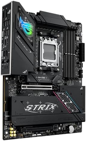 ASUS ROG Strix B850 A Gaming WiFi AMD AM5 B850 ATX Motherboard 14 2 2 Power Stages  DDR5 AEMP  2 5G LAN  WiFi 7 with Q Antenna  4X M 2  PCIe  5 0  USB 20Gbps Type C  AI Networking II  ASUS AI Advisor