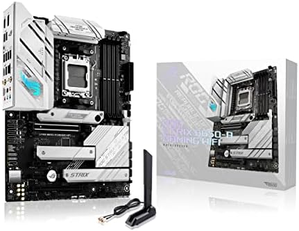 ASUS ROG Strix B850 A Gaming WiFi AMD AM5 B850 ATX Motherboard 14 2 2 Power Stages  DDR5 AEMP  2 5G LAN  WiFi 7 with Q Antenna  4X M 2  PCIe  5 0  USB 20Gbps Type C  AI Networking II  ASUS AI Advisor