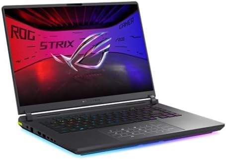 ASUS ROG Strix G16 16 2 5K IPS Anti Glare 240Hz Display Gaming Laptop  Intel Core Ultra 9 275HX 2 1GHz Processor; NVIDIA GeForce RTX 5070 Ti 12GB GDDR7; 32GB DDR5 5600 RAM; 2TB NVMe M 2 SSD