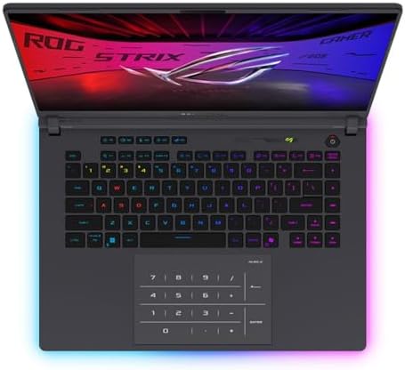 ASUS ROG Strix G16 16 2 5K IPS Anti Glare 240Hz Display Gaming Laptop  Intel Core Ultra 9 275HX 2 1GHz Processor; NVIDIA GeForce RTX 5070 Ti 12GB GDDR7; 32GB DDR5 5600 RAM; 2TB NVMe M 2 SSD